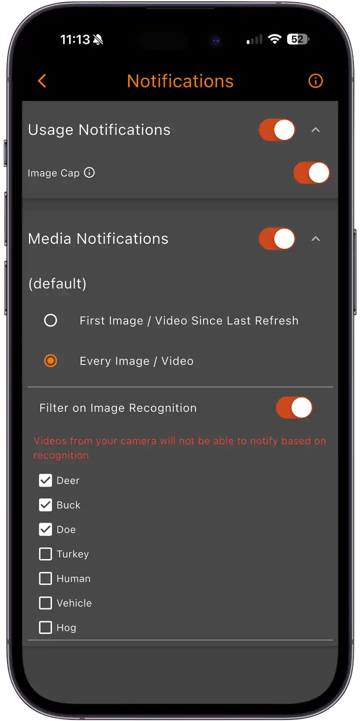 AI alert notifications