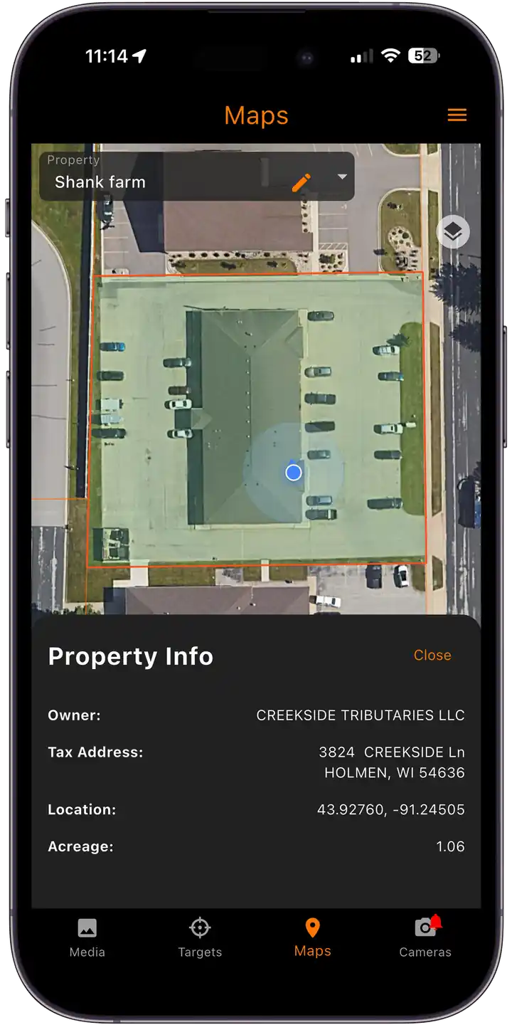Nationwide property information with owner details, lat/long and acreage