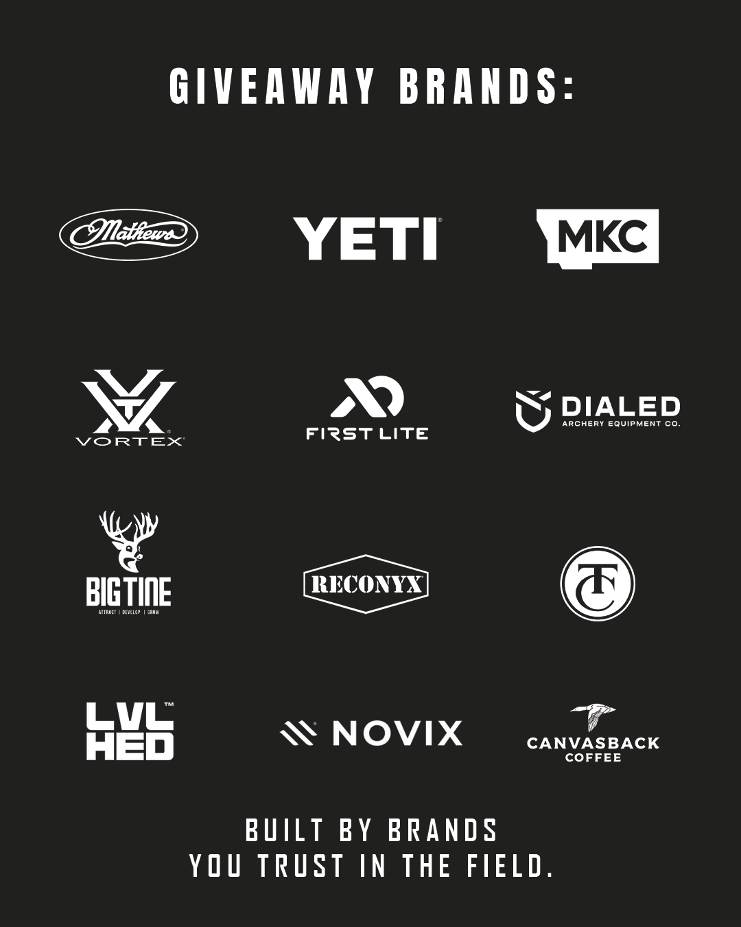 Logos of the RECONYX Story promotion partners